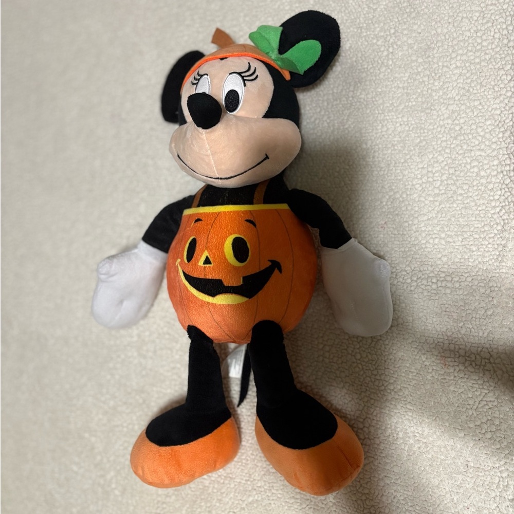 Halloween Plush Toy with Pumpkin Costume
